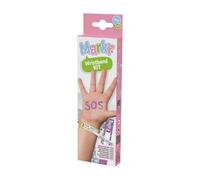 COLOP MARKY - Set de bracelets de sécurité pour enfants, indéchirables, imperméables, inscriptibles, 10 bracelets d'urgence et 1 marqueur permanent Marky