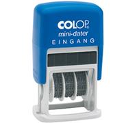 Colop mini-dater 160/L1 Tampon dateur 25 x 12 mm (l x H) bleu