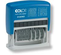 Colop Mini-Dater S 120/WD tampon auto-colorant, textes divers