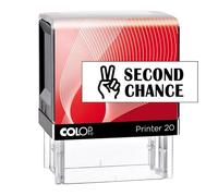 Colop P20 Second Chance Office Tampon en caoutchouc auto-encreur Education Aucun tampon encreur nécessaire préinstallé