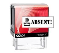 Colop P20 Tampon encreur automatique absent pour enseignant, aucun tampon encreur nécessaire, préinstallé