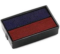 Colop E/10 Pack de 2 Recharges pré encrée pour Printer 10 Bleu/Rouge