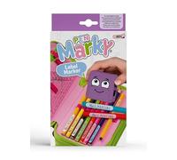 COLOP Pen MARKY Kit de marqueurs à encre noire pour stylos et fournitures scolaires avec lot de types, pince à épiler et 48 étiquettes