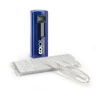 COLOP Pocket Stamp Plus 20, Tampon de poche à composer soi-même, encre noir,