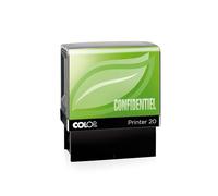 COLOP Printer 20 GREEN LINE, tampon avec texte CONFIDENTIEL, encre rouge | Tampon auto-encreur durable avec texte "CONFIDENTIEL". Encre rouge intégrée, idéal pour les fournitures de bureau.