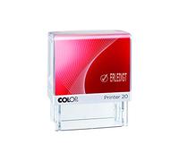 COLOP Printer 20 tampons texte et pictogramme, couleur d'impression bleu/rouge, prêt à l'emploi, env. 5000 impressions