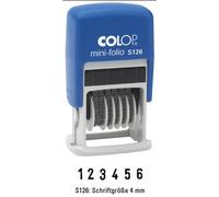 COLOP® S126 Mini-Dater - Tampon numérique 4 mm, 6 rubans