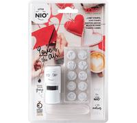 COLOP set de tampons à motif "LITTLE NIO" amour blanc