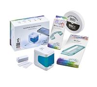 Colop Kit e-Mark go Comprenant l'imprimante Mobile e-Mark GO, Une règle, Un Rail de Guidage pour Impression sur Ruban, Une Bande de 15 mm, des Panneaux en PVC pour l'impression de Panneaux et Une