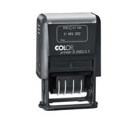 COLOP Tampon dateur Printer S 260/L1 avec texte "RECU le", Langue: français (D01), couleur d'impression: bleu/rouge
