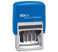 Colop Tampon Dateur Printer S220, Bleu/Gris