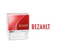 Colop tampon encreur Bezahlt 100669: rouge
