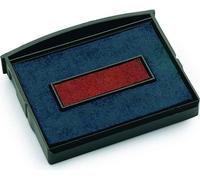 COLOP Tampon encreur de rechange E/2600/2 bleu/rouge pack de deux