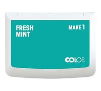 COLOP Tampon encreur MAKE 1 Fresh Mint 50 x 90 mm, pour tampon manuel traditionnel