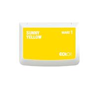 COLOP tampon encreur MAKE 1 Sunny Yellow - 50 x 90 mm - Tampon encreur pour tampon manuel traditionnel et tampon créatif