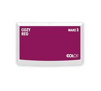COLOP Tampon encreur Make 3 - Tampon encreur - Cozy Red - 90 x 160 mm - Pour tampon manuel traditionnel et créatif