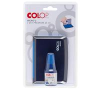 COLOP tampon encreur Micro 2 + Couleur 801 Bleu, 70 x 110 mm