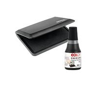 COLOP tampon encreur Micro 2 + Couleur 801 Noir, 70 x 110 mm