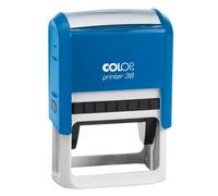 Colop Tampon encreur personnalisable Printer 38 - Bleu - 7 lignes