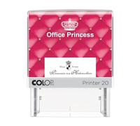 COLOP tampons de texte, Printer 20 DIY Set, tampons à composer soi-même, incl. set de caractères et icônes, Princesse Maja de Hohenzollern