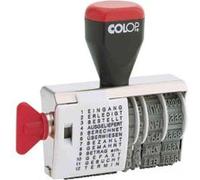 COLOP 04000/WD Tampon dateur avec date en bande de mots et 12 formules