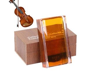 Colophane Naturelle Pour Violon - Résine Ronde À Faible Poussière, Formule Légère Pour, Alto De Violoncelle | Accessoire D'instrument À Cordes Performance Musicale Lisse Accessoire De Lumière À