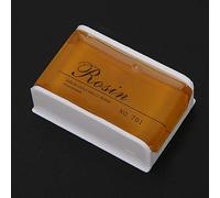 Colophane pour Violon, Faible Poussière, Haute viscosité, pour Alto et | Brosse à Colophane Incluse, Compatible avec les Cordes Synthétiques en Acier, Rouge Jaune en Option, Outil D'entretien des