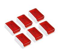 Colophane pour violon, paquet de 6, violoncelle, pour violon, arc, accessoire d'instrument à cordes, faible poussière, universel pour violoncelle (Red)