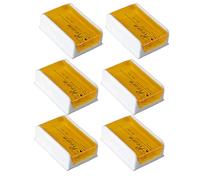 Colophane pour violon, paquet de 6, violoncelle, pour violon, arc, accessoire d'instrument à cordes, faible poussière, universel pour violoncelle (Yellow)