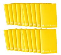 color 4 color - Cahiers Maxi Format A4 (21 cm x 29,7 cm) | 20 + 1 feuilles | Pages 80 + 4 | Papier 80 g/m² | Cahier école primaire moyenne supérieure | Couverture unicolore (20, jaune, C)