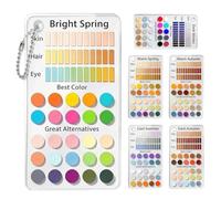 Color Analysis Draping Kit 6 pièces Palette saisonnière personnelle