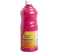 Lefranc Bourgeois - Gouache liquide Redimix pour enfants - Bouteille 1L - Rose tyrien
