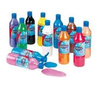 Color And Co - Gouache Liquide Ultra Lavable - Carton De 12 Flacons De 500ml G