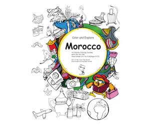 Color and Explore Morocco! - A Creative Coloring Journey with Olli the Owl | Hand-Drawn Art for Kids (Ages 4-12): Part of the “Color the World” Educational Coloring Book Series