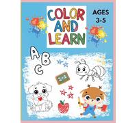 Color and Learn Age 3-5: This coloring book is thoughtfully created for children ages 3-5. Each page features a delightful scene that not only sparks ... educational concepts in a gentle, fun way.