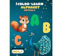 Color and Learn: Letter and Animal: A fun Arabic alphabet book using animal names and mind map visuals, with coloring and writing activities for kids aged 3 to 6.