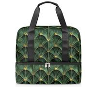 Color Art Geometry Sac de sport pour femme homme Kirls Garçons Filles 21 L Weekend Sac fourre-tout séparé pour voyage, gym, yoga, couleur, Big, Organiseur de sac