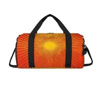 Color Art Sac de sport avec compartiment à chaussures Sac de voyage Sac de gym Organiseur de bagages pour femmes, hommes, enfants, filles et garçons