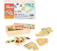 Color Baby Woomax Domino Jeu en bois avec animaux 28 pièces One Size