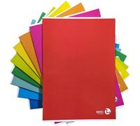 Color Basic 0110600 ¿ Cahier A4 ¿ Ligné A ¿ Lignes Avec Marges Pour 1ère Et 2ème Année ¿ Papier 80 G/M² ¿ Couleurs Assorties ¿ Lot De 10 ¿ Multicolore