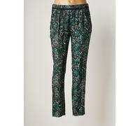 color block pantalons femme de couleur vert