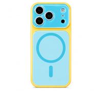 Color Block Phone Case for iPhone, Contrast Candy Color Slim Protective Cover with Camera Protection, Stylish Dopamine Two Tone Phone Case for Women Girls (#12,15)