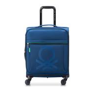 Delsey Paris x Colors Benetton Color Block 4 roues trolley cabine 55 cm avec soufflet d'extension bleu