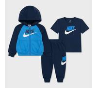 Color Blocked High-Brand-Read Jogger Set bleu 110 - 116