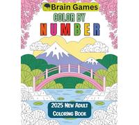 Color by Number New Adult Coloring Book: Butterfly, Animals, Landscape and More Color by Number for Adult