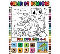 Color by Numbers for Kids Ages 4-8: Cute Animals Color by Number