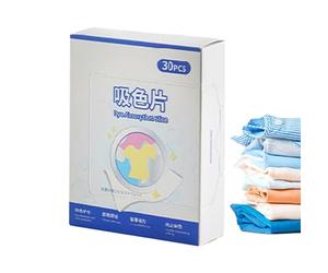 Color Catcher Sheets, 30 Count Gentle In Wash Color Protection Sheets, Laundry Colors Grasper For Machine Hand Wash Clothing Quilts Bedding Cotton Linen Wool Fabric Dye Transfer Laundry Care Solution