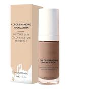 Color Change Foundation - Moisturizing Makeup Base, Long-lasting Natural Concealer, Color Change Concealer | For Home Travel Vacation Party Concerts Events Outgoing Dating Commuting Business Trips