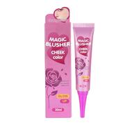 Color Changing Blush, Cheek Tint Makeup, 30ml 5.9Inch Tube Handy Grip, Matte Aid with Quick Apply, Contour Helper Reliable Style, Home Accessories for Face Highlight Beauty Dating Party Women & Girls