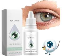 Color Changing Eye Drops, IrisInk Eye Drops, Nurbini Irisink Color Changing Eye Drops, Eye Color Changing Drops, Fancy Drops Change Your Eye Color, 10ML. (Green)